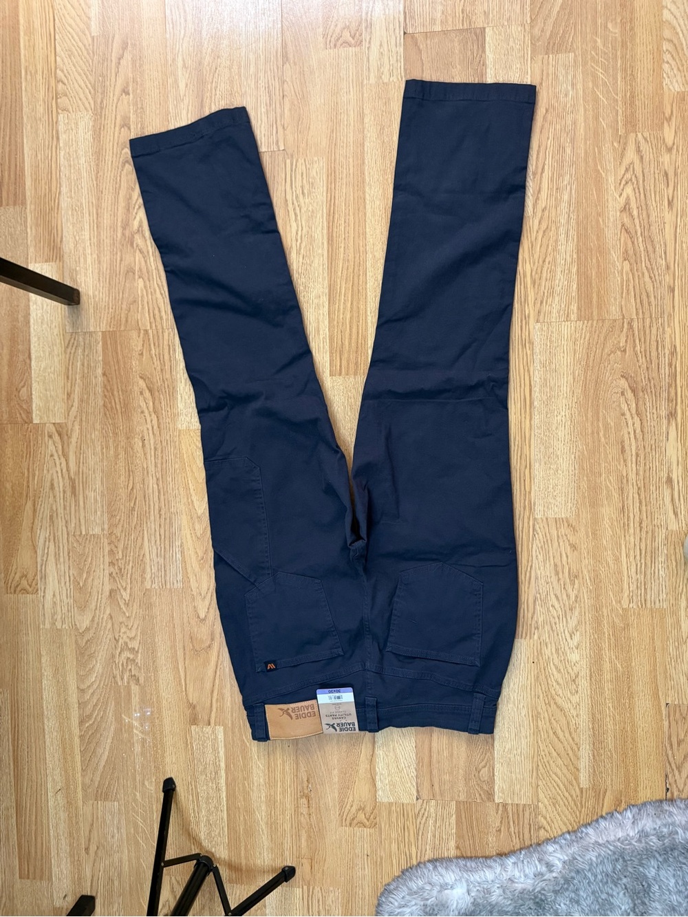Eddie Bauer Navy Straight-Leg Chinos - Picture 8 of 10